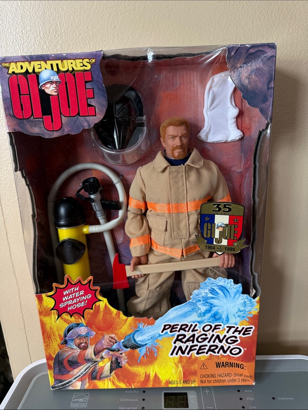 Vintage 1999 G.I. Joe Peril of the Raging Inferno 12" Action Figure NIB Sealed